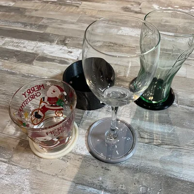 Bộ đế lót ly kèm khay đựng hiện đại - Thiết kế in 3D tối giản