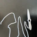Dao kèm xích dài (knife with long chain) - Thumbnail 1