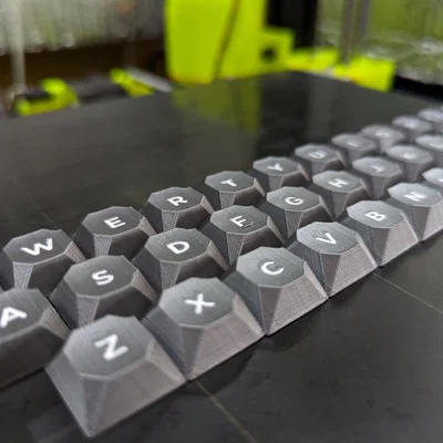 Bộ keycap Cherry MX đầy đủ tối ưu in 3D (GEM profile, multi-material)