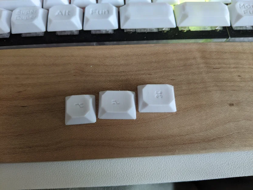Bộ keycap Cherry MX đầy đủ tối ưu in 3D (GEM profile, multi-material) - Image 13