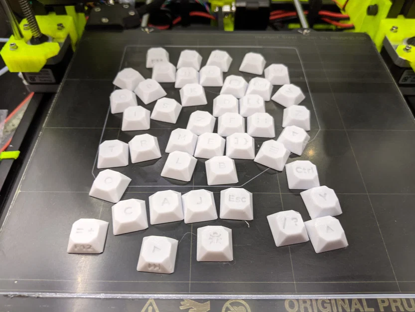 Bộ keycap Cherry MX đầy đủ tối ưu in 3D (GEM profile, multi-material) - Image 14