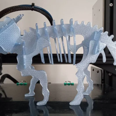 Bộ Xương Triceratops (Triceratops Skeleton) 17 Mảnh Lắp Ráp