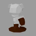Mô hình 3D K.K. Slider Animal Crossing: Nghệ sĩ Guitar Low Poly - Thumbnail 2