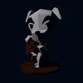 Mô hình 3D K.K. Slider Animal Crossing: Nghệ sĩ Guitar Low Poly - Thumbnail 5