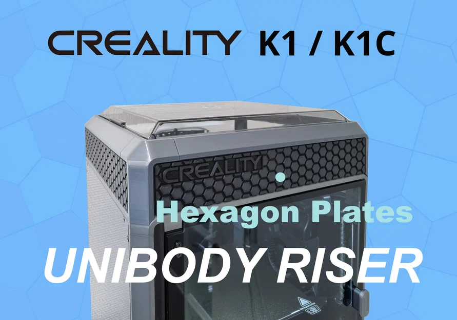Tấm Hexagon cho Unibody Riser Creality K1 / K1C - Image 1