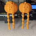 Mô hình Bí ngô chân dài (Pumpkin with legs) trang trí Halloween độc đáo - Thumbnail 1