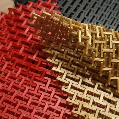 Mô hình vải giáp Chainmail 15x15 linh hoạt in 3D