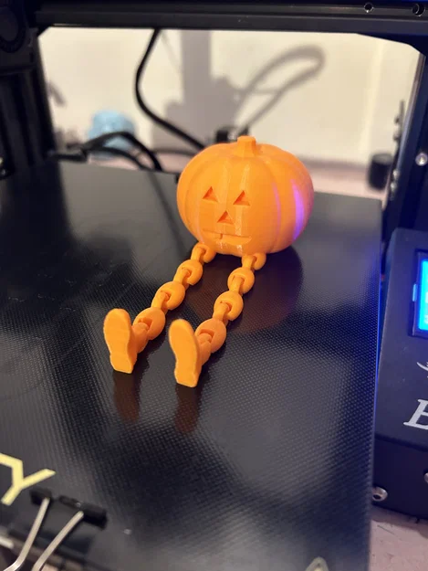 Mô hình Bí ngô chân dài (Pumpkin with legs) trang trí Halloween độc đáo - Image 2