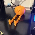 Mô hình Bí ngô chân dài (Pumpkin with legs) trang trí Halloween độc đáo - Thumbnail 2