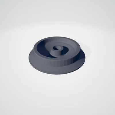 Bánh xe tàu hỏa mô hình tỉ lệ H0 - File in 3D chất lượng
