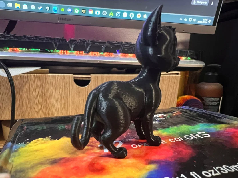 Mô hình chú mèo hoạt hình dễ thương - Gato Cartoon 3D Printing - Image 2