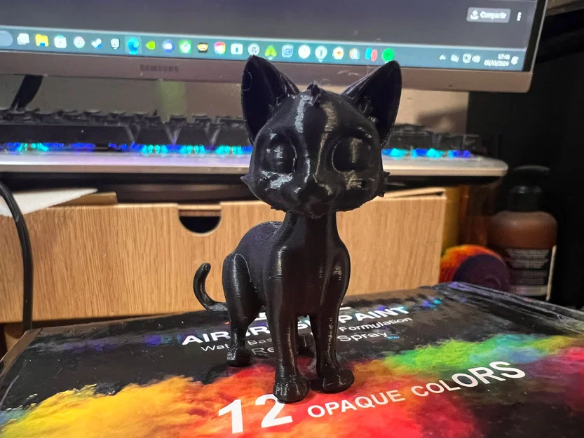 Mô hình chú mèo hoạt hình dễ thương - Gato Cartoon 3D Printing - Image 3