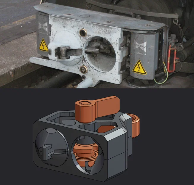 Khớp nối Scharfenberg (đồ chơi fidget) - Image 3