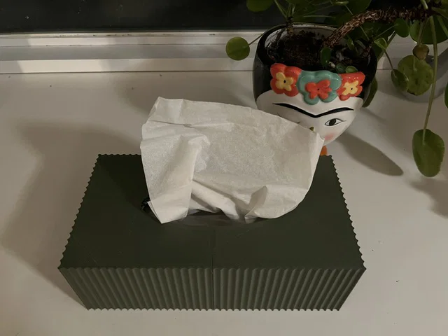 Nắp hộp khăn giấy trang trí (Tissue box cover) - Image 2