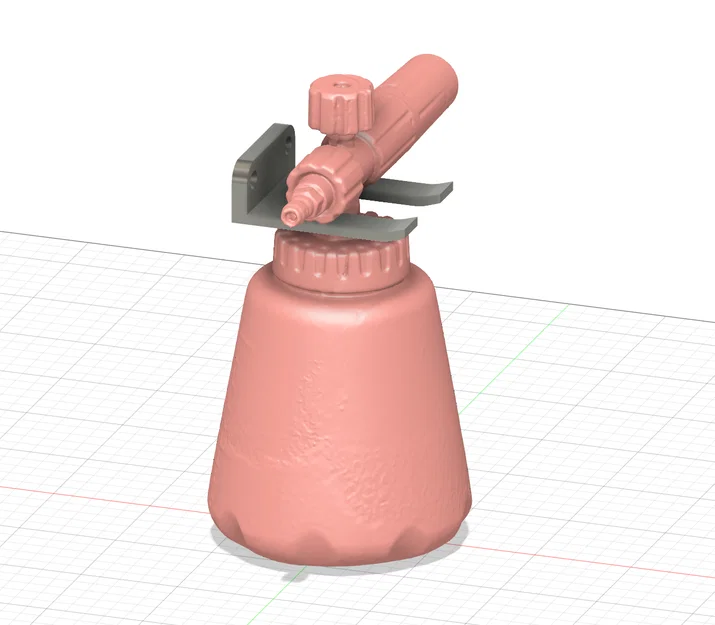 Giá treo tường tiện lợi cho bình phun bọt tuyết MJJC V2 - Image 1