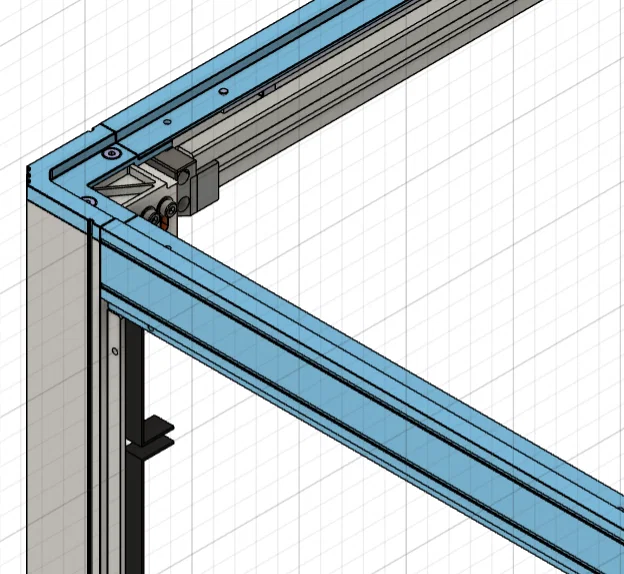 Bracket adapter 2020 cho top rail SV08 (mod ToolChanger hoặc Lightbar) - Image 1