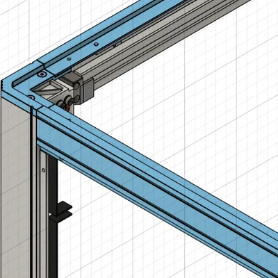 Bracket adapter 2020 cho top rail SV08 (mod ToolChanger hoặc Lightbar)