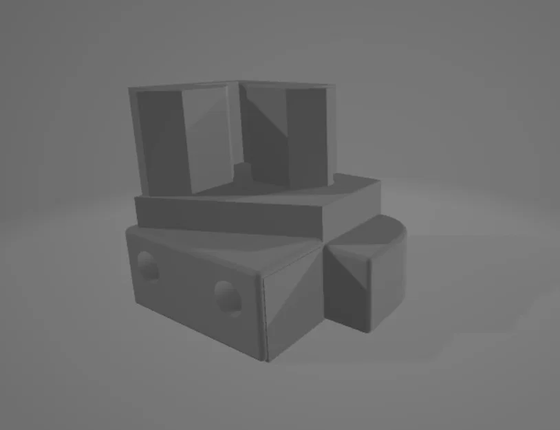 Bracket adapter 2020 cho top rail SV08 (mod ToolChanger hoặc Lightbar) - Image 3