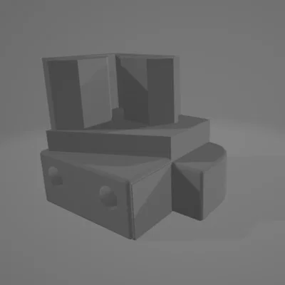 Bracket adapter 2020 cho top rail SV08 (mod ToolChanger hoặc Lightbar)