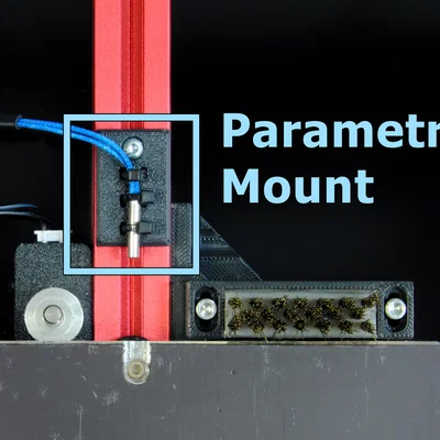 Ngàm giữ dây & thermistor (Parametric)