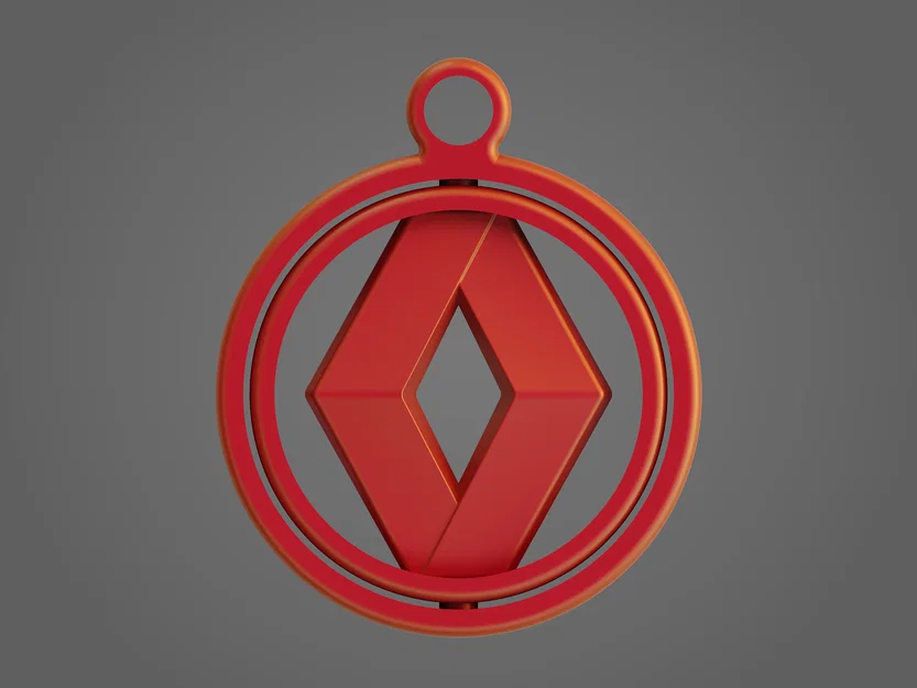 Móc khóa xoay Renault Gyro - Phụ kiện độc đáo cho người yêu xe - Image 2