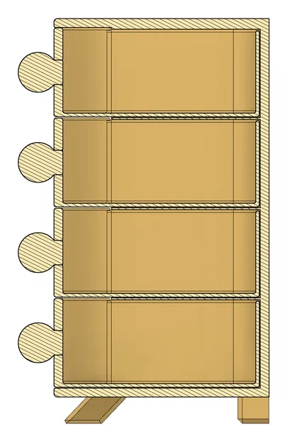 Hộp đựng trang sức dạng organizer (Jewelry Box Organizer) - Image 6