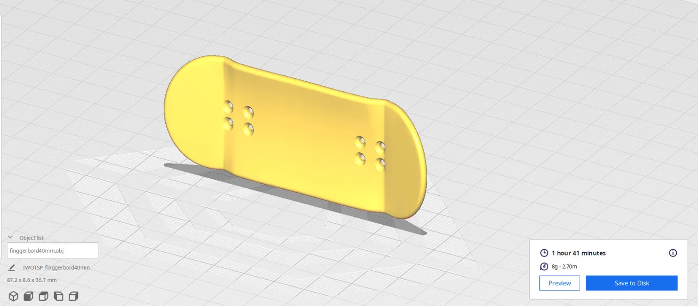 Mô hình ván trượt tay Fingerboard 36mm chất lượng cao - Image 1