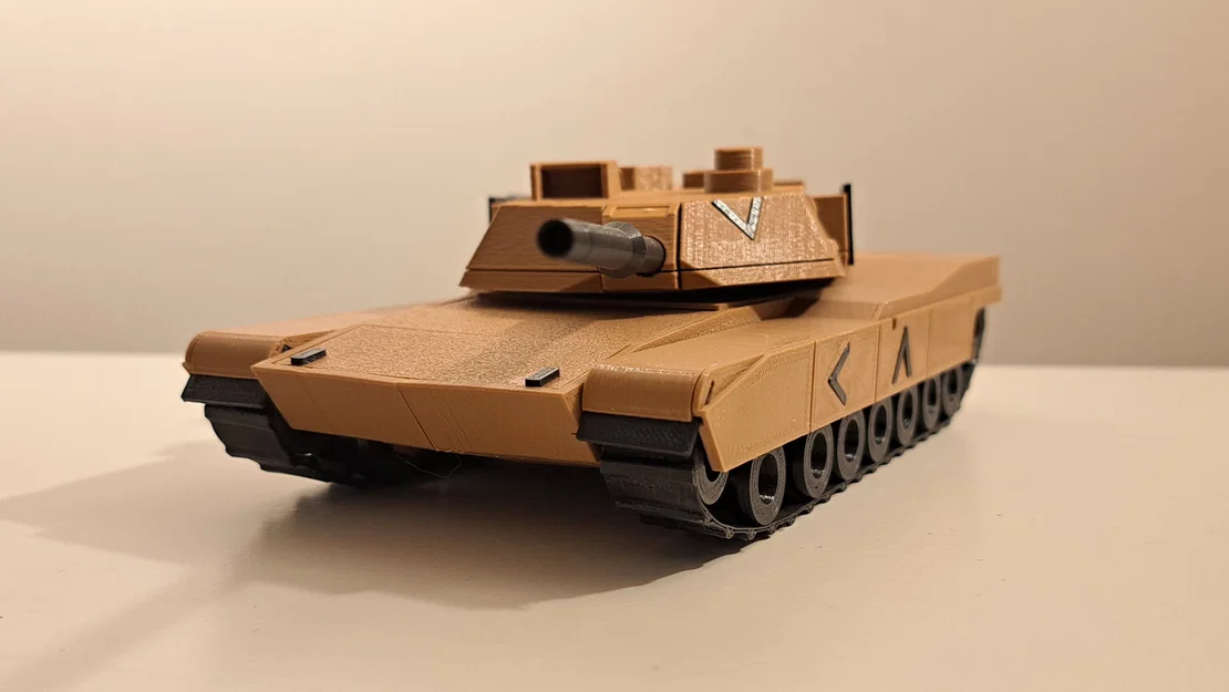 Replica RC xe tăng M1 Abrams tỉ lệ 1:40 - Image 1