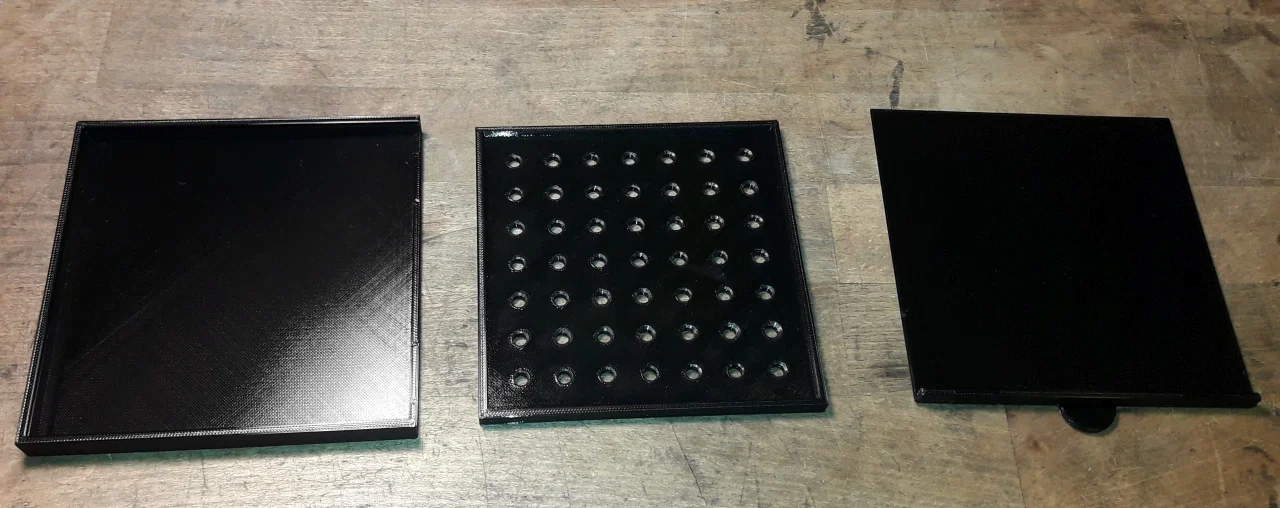 Hộp shaker/match cho pellet 4,5/5,5mm (.177/.22) slugs nhiều cao & lưới - Image 1