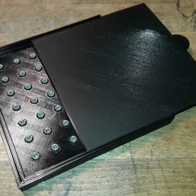 Hộp shaker/match cho pellet 4,5/5,5mm (.177/.22) slugs nhiều cao & lưới