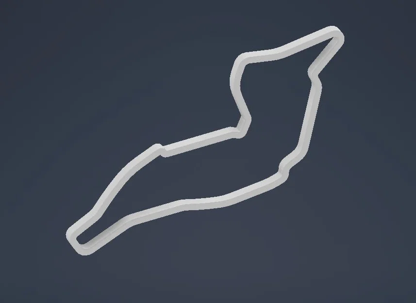 Mô hình 3D đường đua F1 Imola - Trang trí góc làm việc cực chất - Image 1