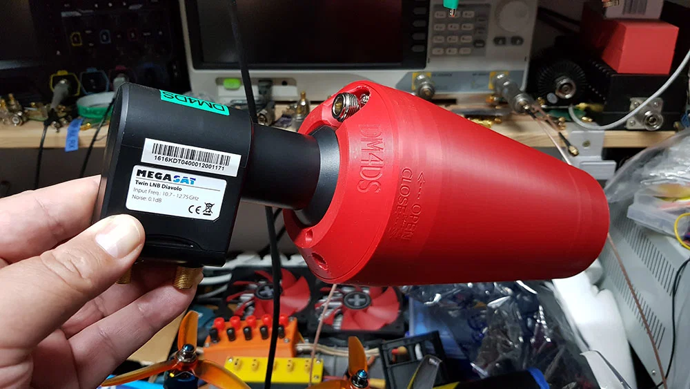 Hệ Anten Helix 2.4GHz Dual Feed LNB System V2 - QO100 - Image 1