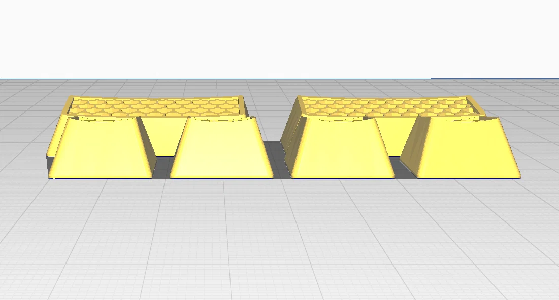 Bộ Keycap WASD, Shift, Ctrl Họa Tiết Lục Giác Độc Đáo Cho Bàn Phím Cơ - Image 3