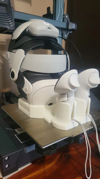 Giá đỡ 3D gọn gàng cho Meta Quest 3 (Tương thích bàn in 235x235) - Image 2