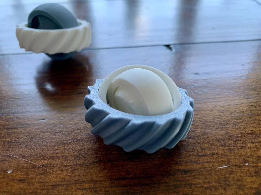 Nhẫn Fidget Đầu Lâu Halloween (Halloween Skull Ring Fidget) - Image 2