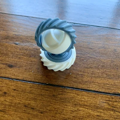 Nhẫn Fidget Đầu Lâu Halloween (Halloween Skull Ring Fidget)