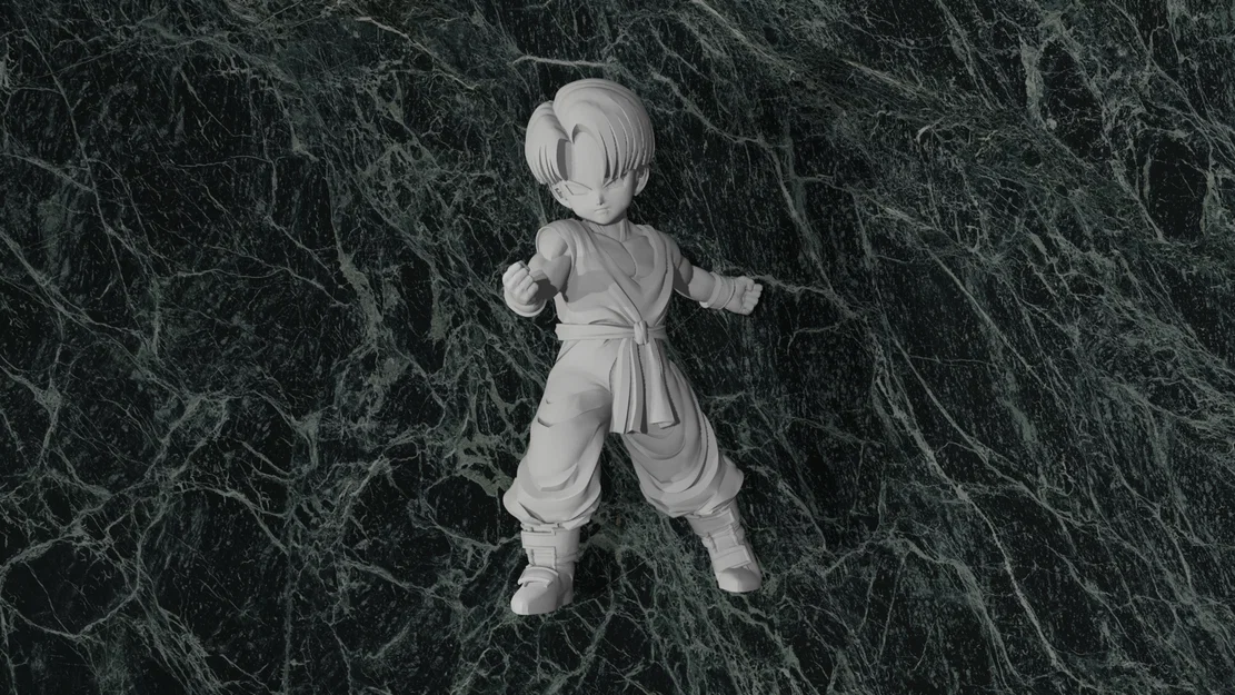 Mô hình in 3D Trunks Kid Dragon Ball Z #34 - Image 1