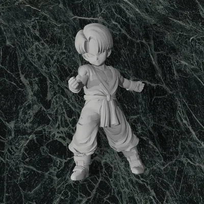 Mô hình in 3D Trunks Kid Dragon Ball Z #34