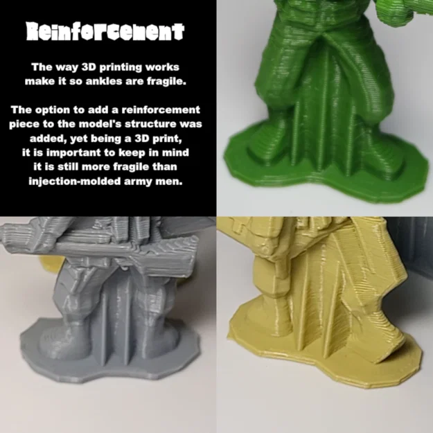 Army Men - Chiến binh Bazooka - Dễ dàng in FDM - Image 4