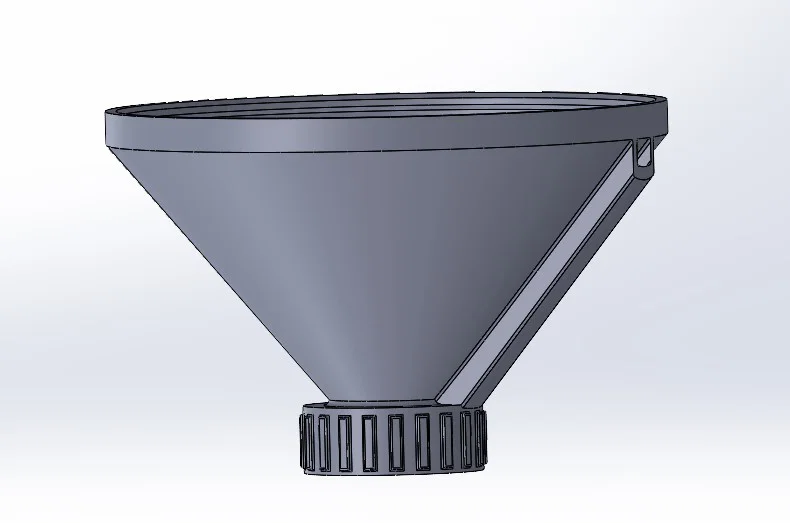 Phễu gắn chai PET có đường thoát khí (Funnel for PET Bottle with air tunnel) - Image 3