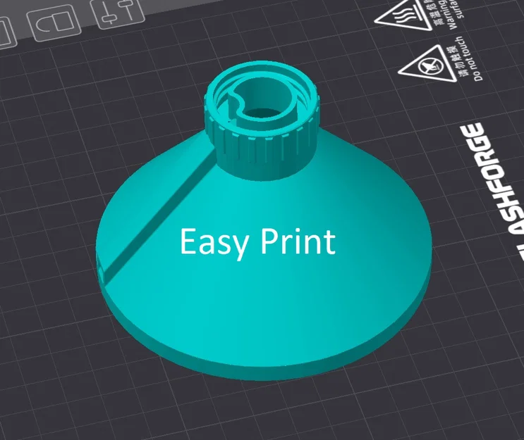Phễu rót thông minh cho chai nhựa PET có khe thoát khí - In 3D dễ dàng - Image 1