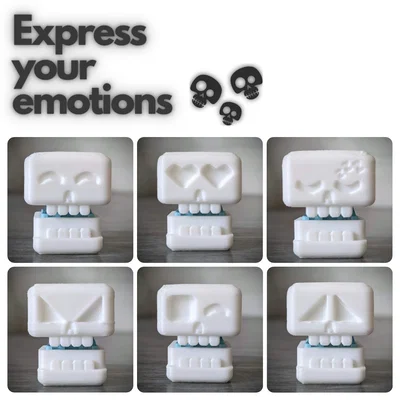 Skull Key Switch Fidget Toy – Đồ chơi fidget dùng mechanical switch