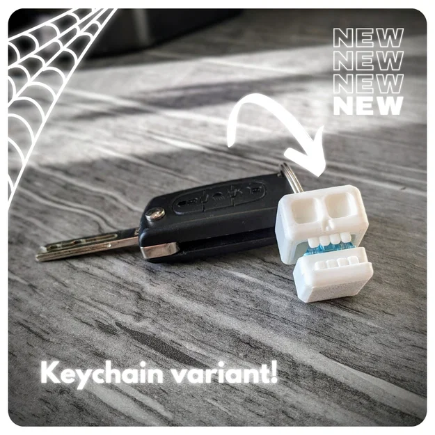 Skull Key Switch Fidget Toy – Đồ chơi fidget dùng mechanical switch - Image 4