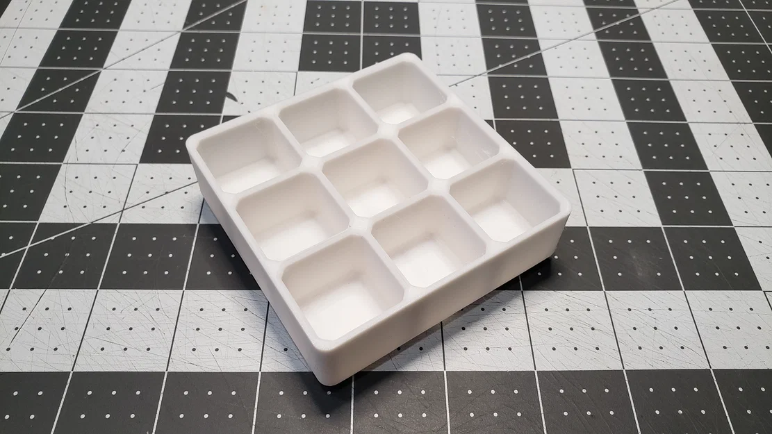 Khay Gridfinity – Giá đỡ sơn Testors (Gridfinity Bin - Testors Paints Holder) - Image 5