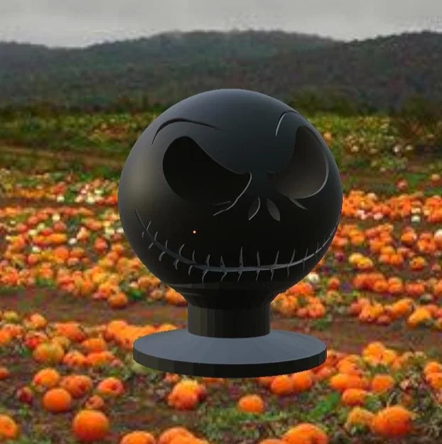 Mẫu in 3D Jack Skellington Croc Charm trang trí dép độc đáo - Image 1