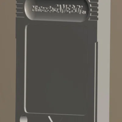 Móc khóa băng game Game Boy (Gameboy Cartridge Keychain) in 3D