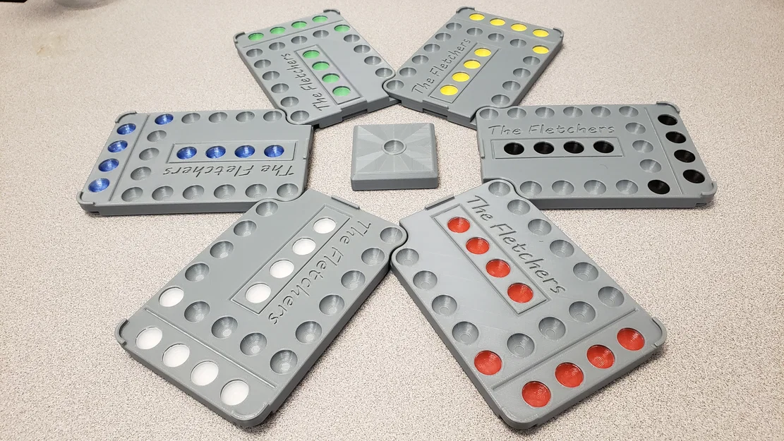 Bàn cờ bi Marble Game Board bản du lịch (Aggrevation/Trouble/Carbles...) - Image 1