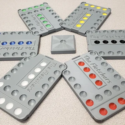 Bàn cờ bi Marble Game Board bản du lịch (Aggrevation/Trouble/Carbles...)