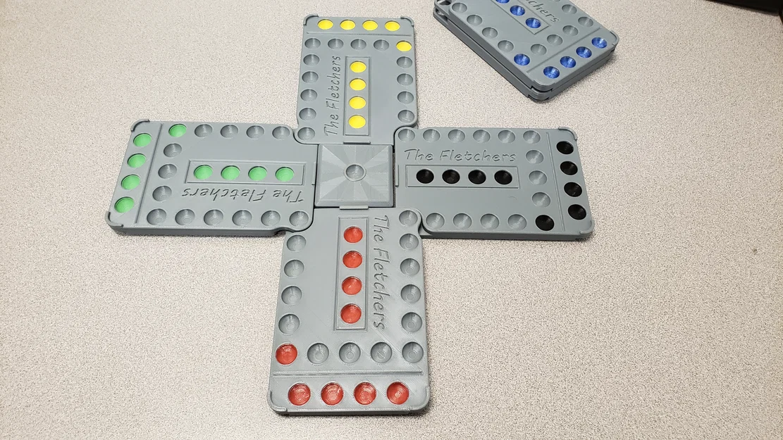 Bàn cờ bi Marble Game Board bản du lịch (Aggrevation/Trouble/Carbles...) - Image 3