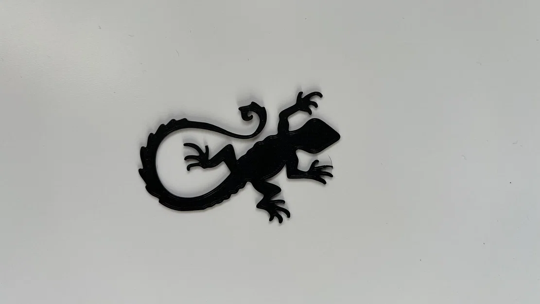 Mẫu trang trí tường hình thằn lằn 3D đẹp mắt (Lezard Wall Art #3) - Image 1